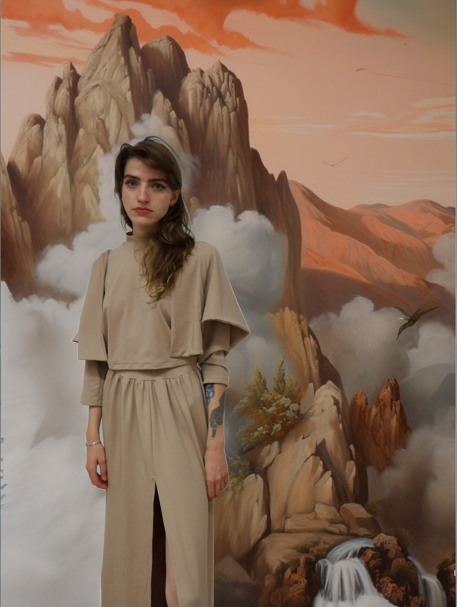 Jupe longue fendue Nout